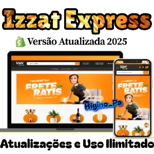 Tema Shopify Izzat Express + Atualizações - Others