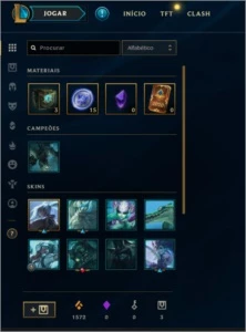 Conta PLAT 4 com RP - League of Legends LOL