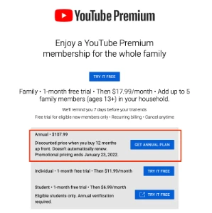 Twitch e Youtube Premium - Outros
