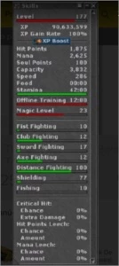 Paladino 174 + 900k com Rk ( Quelibra PvP) - Tibia