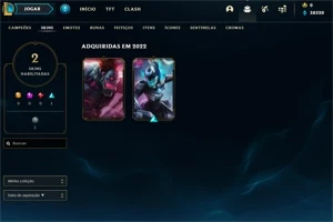 VENDO CONTA PRATA 4 com 38 k de EA! - League of Legends LOL