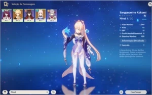 Kokomi Reroll AR 5 - Genshin Impact