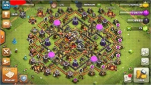 CLASH OF CLANS CV 10 FULL + SKINS DE HEROI + ITENS