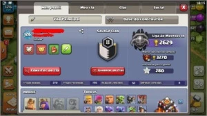 CLASH OF CLANS CV 10 FULL + SKINS DE HEROI + ITENS