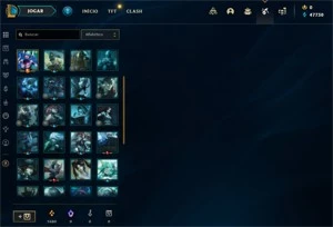 Conta PLATINA 4 - Smurf LOL (league of legends) ELOMOON