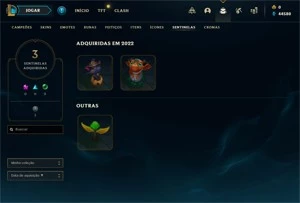 Conta PLATINA 4 - Smurf LOL (league of legends) ELOMOON