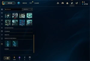 Conta PLATINA 4 - Smurf LOL (league of legends) ELOMOON