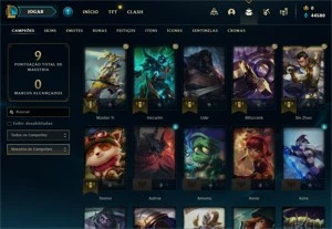 Conta PLATINA 4 - Smurf LOL (league of legends) ELOMOON