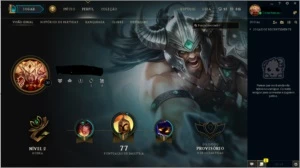 Conta UNRAKED  (3V-1D na Md10) - League of Legends LOL