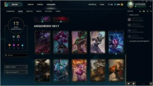 Conta GOLD 3 (45 CHAMPS + 13 SKINS (4 ÉPICAS) - League of Legends LOL