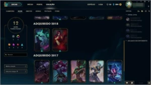 Conta GOLD 3 (45 CHAMPS + 13 SKINS (4 ÉPICAS) - League of Legends LOL