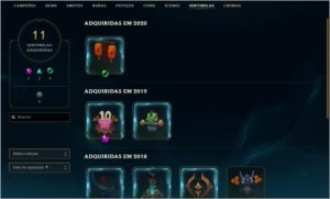Conta PLATINA 4 137 champs 59 skins - League of Legends LOL