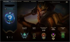 Conta PLATINA 4 137 champs 59 skins - League of Legends LOL