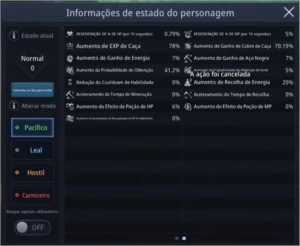 Char Lv. 71, 82k+ CP. Um pet épico - MIR4