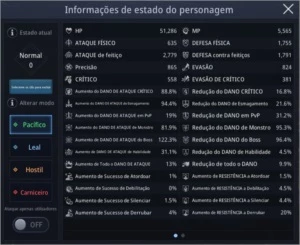 Char Lv. 71, 82k+ CP. Um pet épico - MIR4