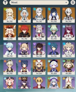 Conta Genshin AR60 (33 personagens 5 estrelas) Endgame! - Genshin Impact