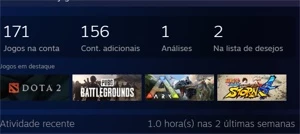 Conta Steam/Dota 2 171 JOGOS