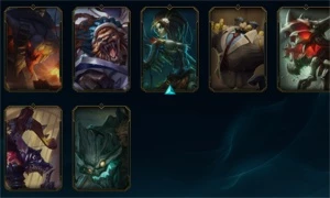 CONTA LEAGUE OF LEGENDS SKINS BOAS/ QUASE TODOS CAMP LOL