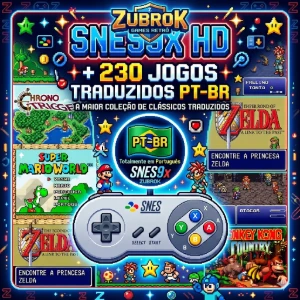 Snex9x Hd + 230 Jogos Traduzidos Pt-Br - Outros