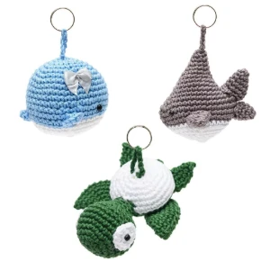 Kit chaveiros do mar 2 - Artesanato e Personalizados