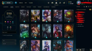 Conta Lol Challenger Full Champs 220 Skins - League of Legends