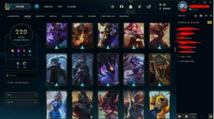 Conta Lol Challenger Full Champs 220 Skins - League of Legends