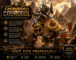 Montaria Gronnídeo Courosol WoW - Blizzard