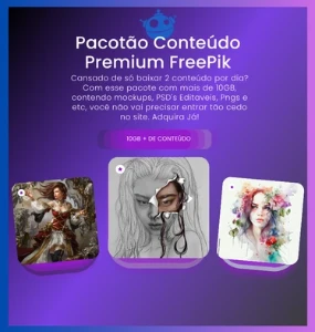 10GB+ Freepik premium content | Mockups, Psds e etc - Others