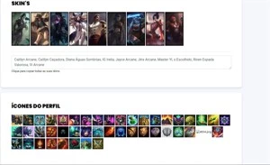 Conta boa é barata gold 4 mais na descrição! - League of Legends LOL