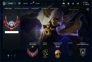 CONTA DE LOL GRÃO MESTRE - League of Legends