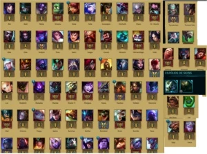 Conta lol - 200 $ borda gold/ varias skins - League of Legends