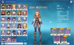 AR 57 10K GEMAS(15 T5 COM CONSTELAÇÕES!)ALOY YOIMIYA MONA C1 - Genshin Impact