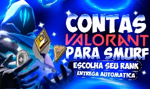 Conta Smurf Valorant Ferro 1 & Unranked - Escolha O Seu Rank