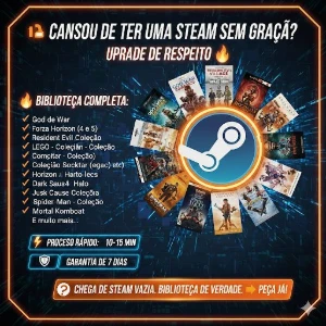 [ Jogos Na Sua Steam] - +900 Jogos Direto Em Sua Conta Steam