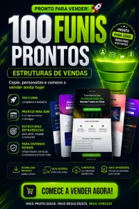 100 Funis Prontos – Estruturas De Vendas 🔥🚀