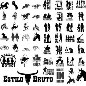 5.000 Artes E Vetores Para Adesivos Automotivos (cdr/pdf) - Outros