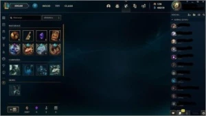 Conta lol com 78 skins, prime todo mes, 106 camp e 170 rp - League of Legends