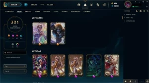 CONTA DE LOL LVL 391 C/ 301 SKINS - League of Legends