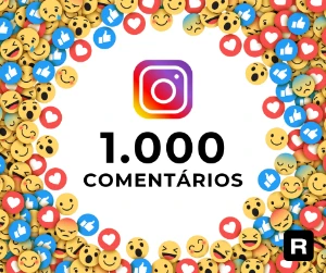 1000 Comentários Instagram (Customizados) - Redes Sociais