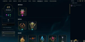 Conta de LoL + Valorant - 590 skins no lol e muitas no valor - League of Legends
