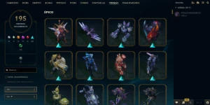 Conta de LoL + Valorant - 590 skins no lol e muitas no valor - League of Legends