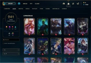 Conta League of Legends (2017 ~ 2022) LOL