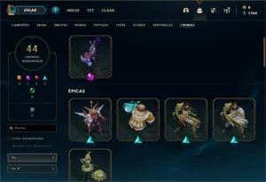 Conta League of Legends (2017 ~ 2022) LOL
