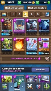Conta de Clash Royale (nível 13)