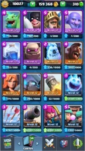 Conta de Clash Royale (nível 13)