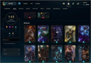 lol e wild rift, 145 skins, rammus rei, icones raros e mais. - League of Legends