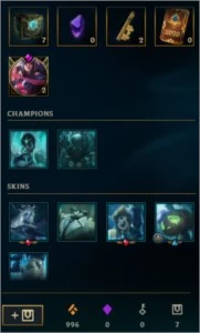 Conta de league of legends LOL