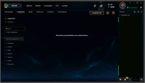 Conta no LOL, com todos os campeões. Veja abaixo nas imagens - League of Legends