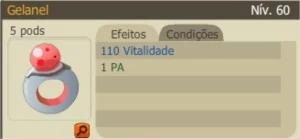 Vendo Gelanel 1pa + 110,130 E 140 De Life Spiritia R$4 - Dofus