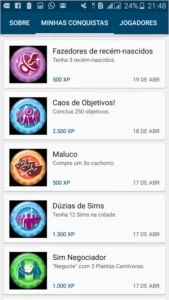 conta do jogo "the sims freeplay" - Outros
